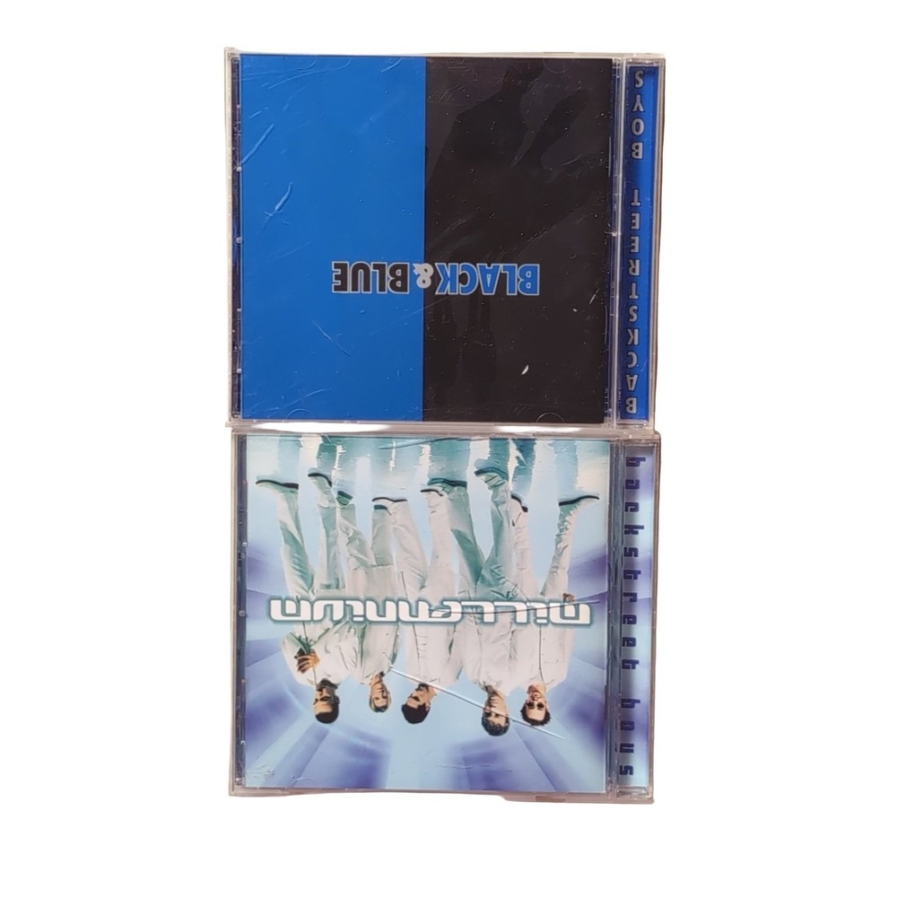 Backstreet Boys Millennium / Black & Blue Audio CD Pop Music Bundle Jive